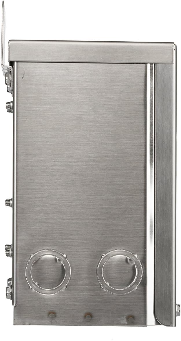 NSI Industries TORK TPX100S Low-Voltage 100-Watt Safety Transformer, For Indoor/Outdoor Pool/Spa, Landscape and Submersible Lighting Products, LED Compatible, Stainless Steel