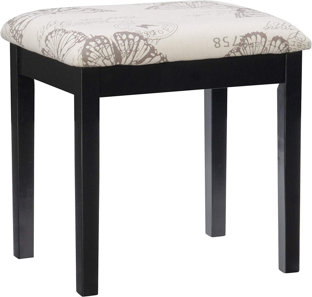 Linon Vanity Set, Black
