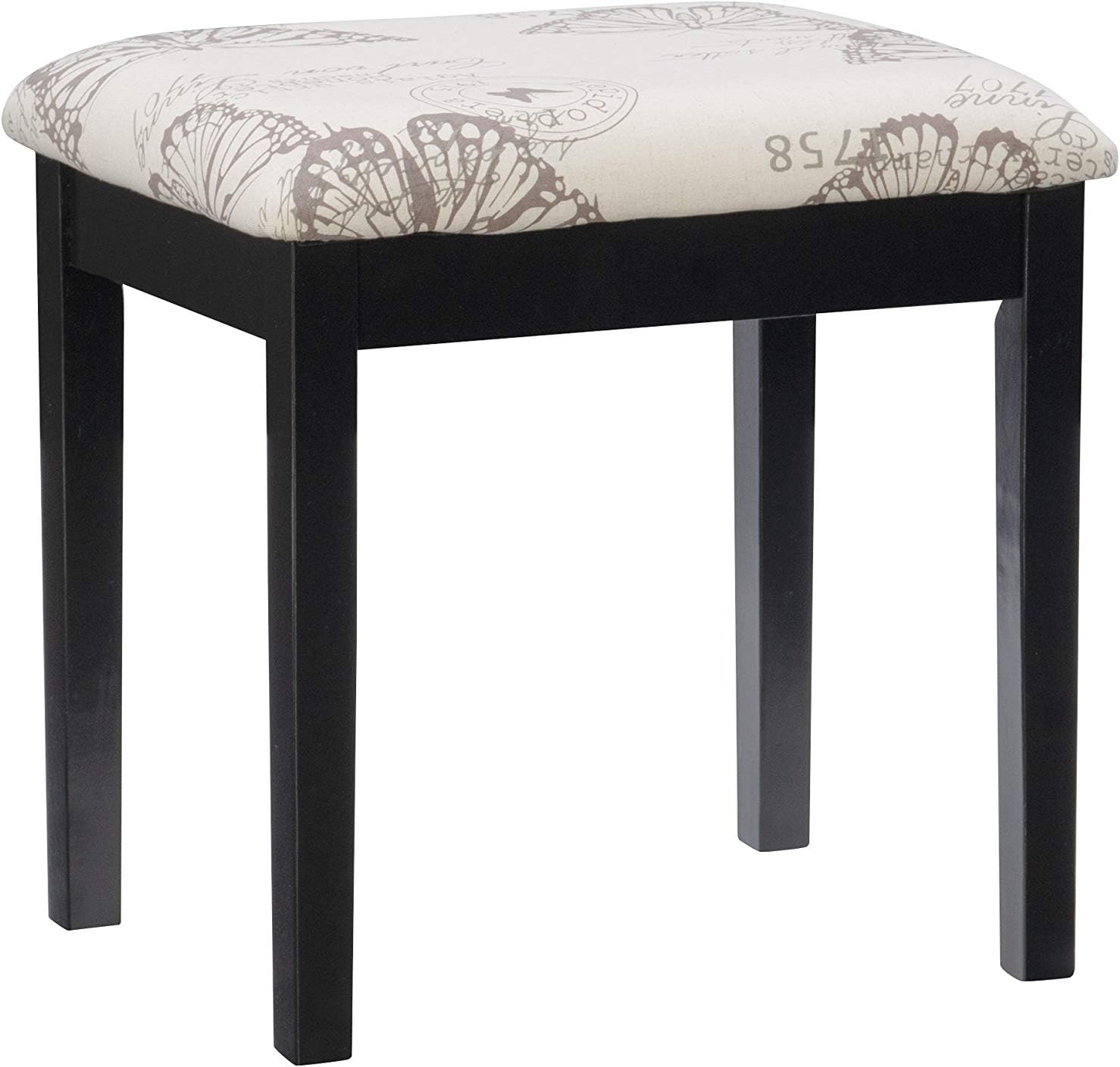Linon Vanity Set, Black