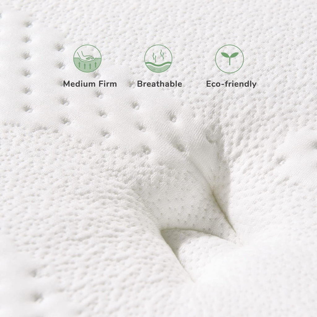 Novilla Full Size Mattress, 12 Inch Hybrid Pillow Top Full Mattress in a Box with Gel Memory Foam & Individually Wrapped Pocket Coils Innerspring for a Cozy & Peaceful Sleep