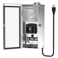 GOODSMANN Low Voltage Transformer WiFi 2.4GHz 300W Smart Landscape Lighting Transformer with Photocell Sensor, 120V AC to 12V or 15V AC Multi Tap Outdoor Stainless Steel Weatherproof Transformer