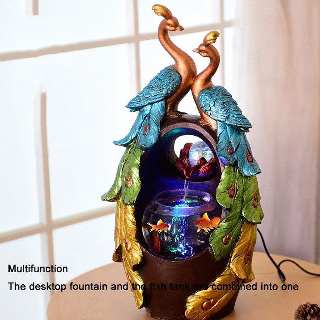 MARURY Rockery Fountain, Creative Desktop Fountain, Tabletop Fountains, Fish Tank Landscape Decoration, Suitable for Living Room, Bedroom, Office Decoration