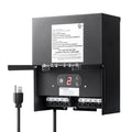 DEWENWILS 600W Low Voltage Landscape Transformer, Outdoor Weatherproof Transformer with Timer and Photocell Sensor, 120V AC to 12V/13V/14V/15V AC for LED Lighting, Walkway Light, cULus Listed