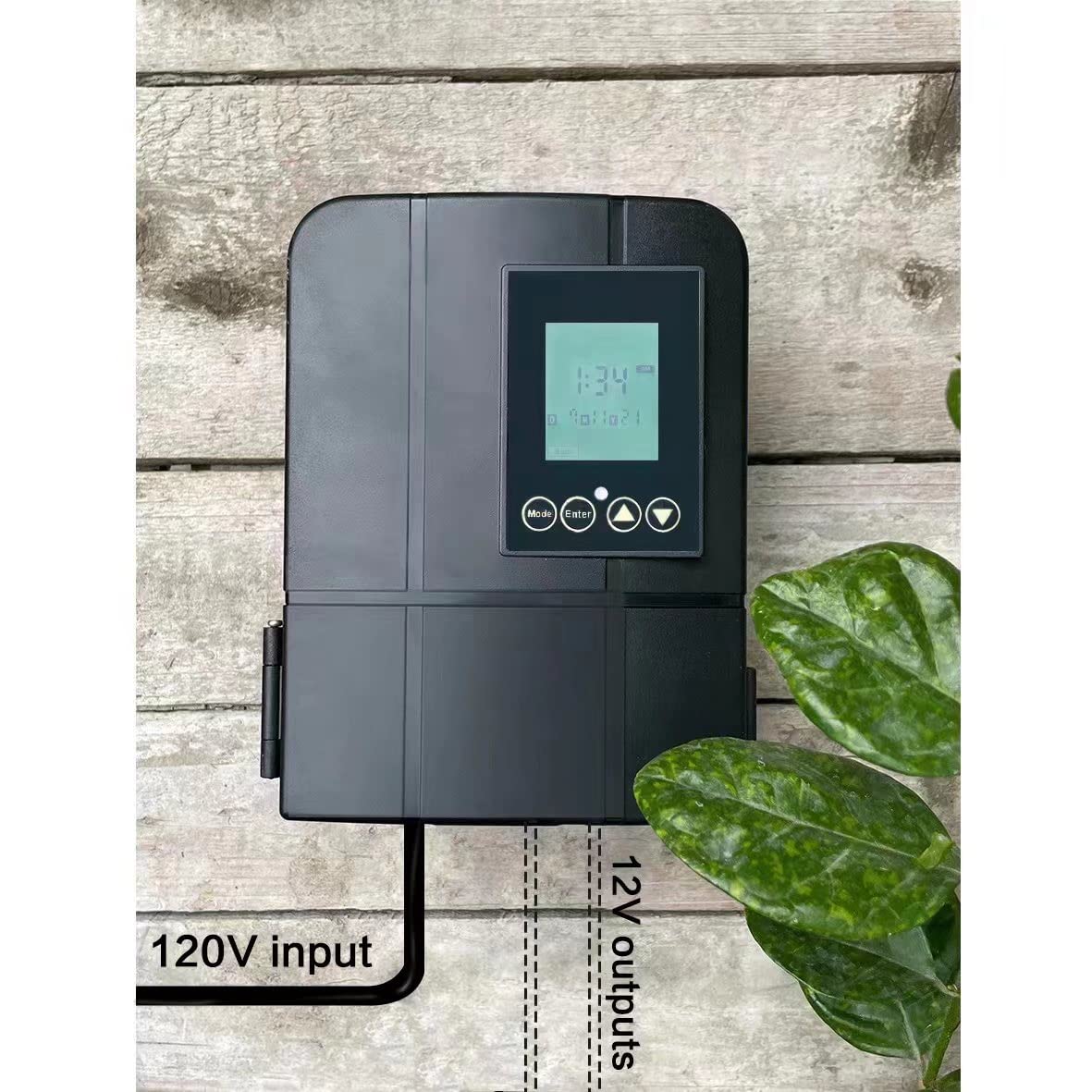 Wohenhao 300W Low Voltage Landscape Lighting Transformer Outdoor LED Power Supply with Dusk to Dawn Sensor & Astronomical Timer, Waterproof, Toroidal Core Design, ETL Listed
