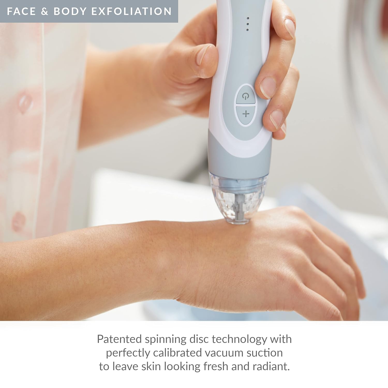 PMD Beauty Personal Microderm Elite Pro - At-Home Use, Facial Exfoliator Tool, Microdermabrasion Machine Kit for Face and Body Skincare