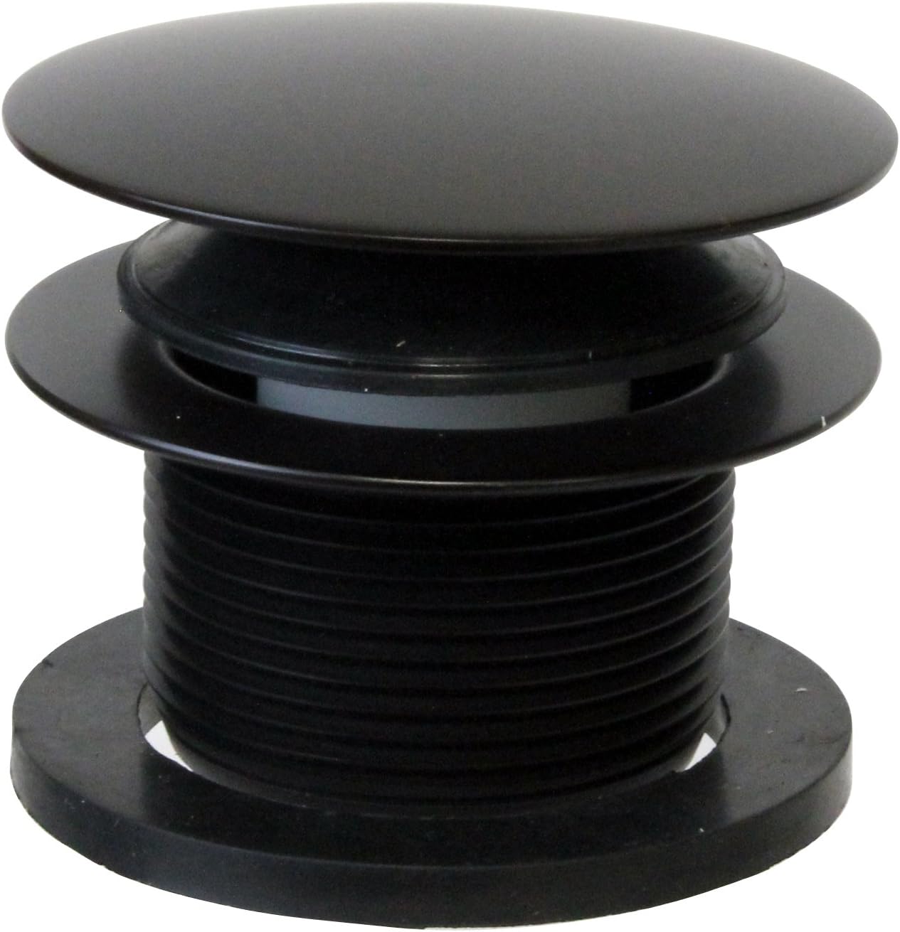 Westbrass 24' Direct Outlet Semi-Exposed Waste & Overflow with Ball Joint and Tip-Toe Drain, Oil Rubbed Bronze, 7932420BJHRDC-12