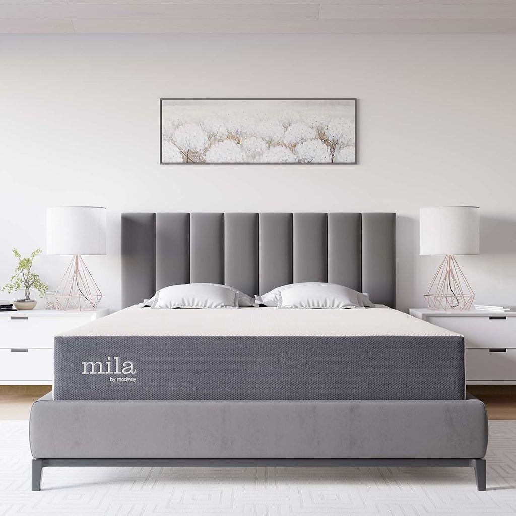 Modway Mila Firm 10' Fiberglass Free Memory Foam Queen Mattress