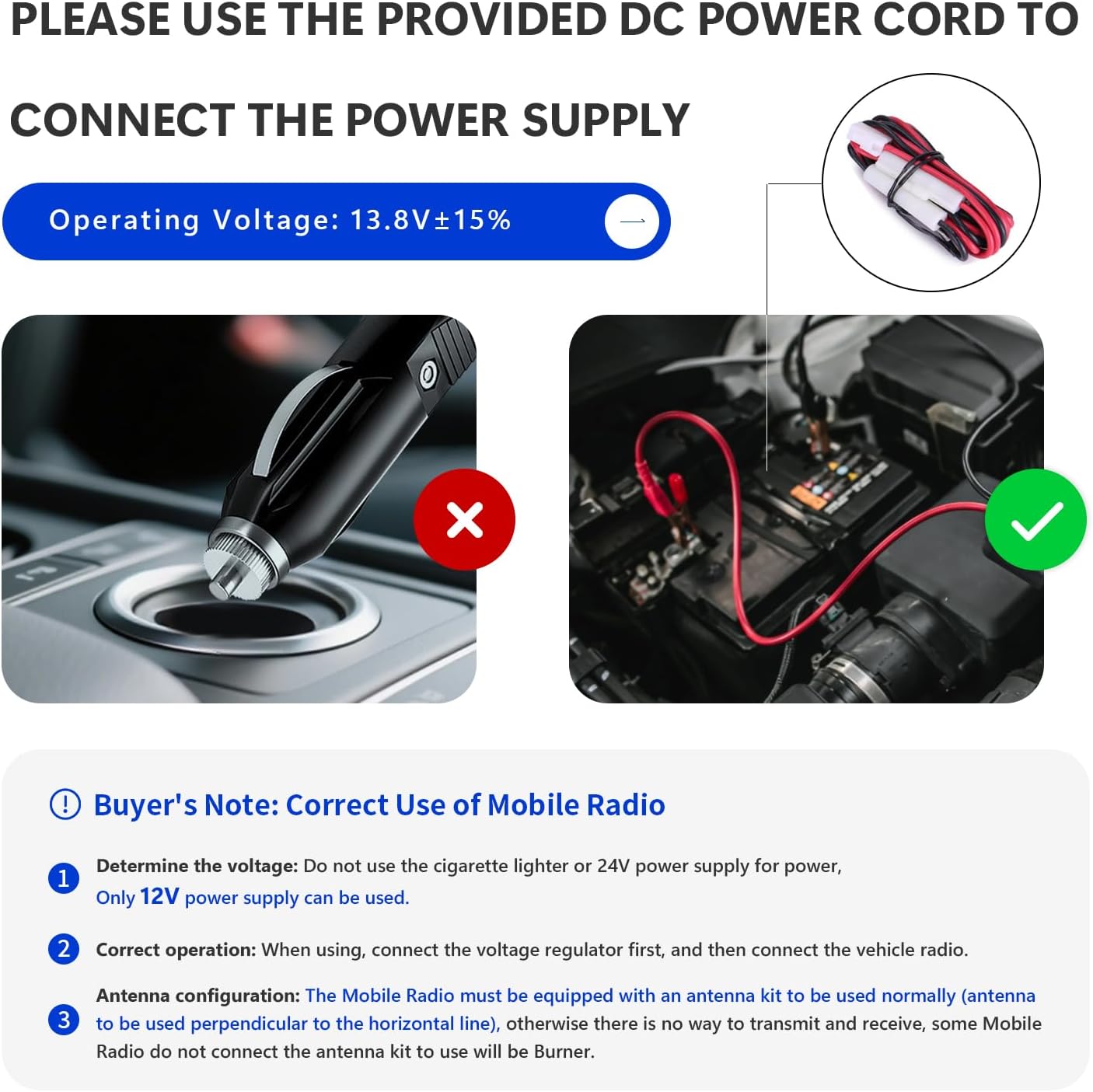 QYT KT-980PLUS 50W Dual Band GMRS Mobile Radio - Car Two Way Radio with 4 Displays & Quad Standby with Repeater Capability, 200 Channels,GMRS Radio Base Station for Off-Roading & Vehicle Driving