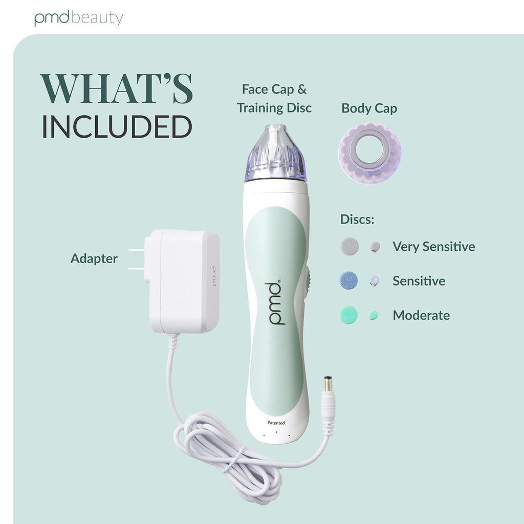 PMD Beauty Personal Microderm Classic - At-Home Use, Facial Exfoliator Tool, Microdermabrasion Machine Kit for Face and Body Skincare