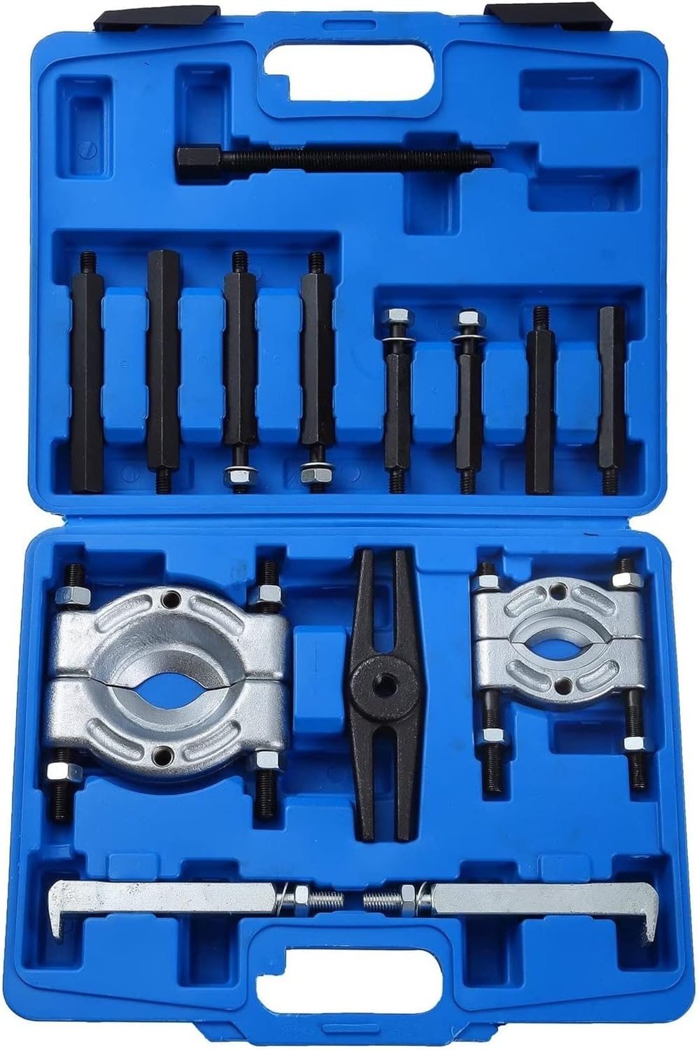 14PCS Bearing Separator Puller Set 2' and 3' Splitters Remove Bearings Kit,Heavy Duty Automotive Car Repair Tools Equipment