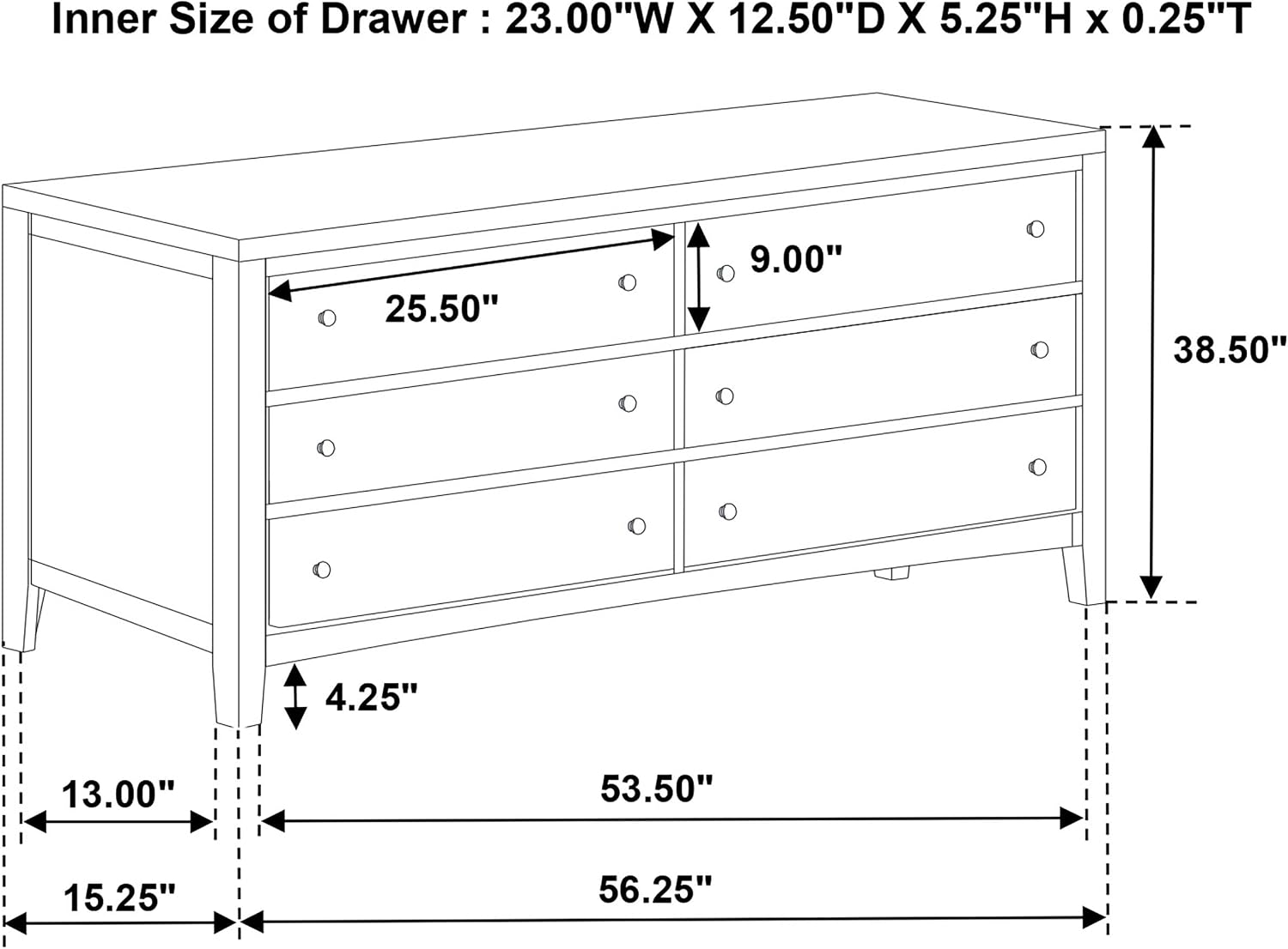 Coaster Home Furnishings Wilkes Transitional 4-Piece Bedroom Set Fabric Upholstered Queen Size Panel Bed Frame 51-inch Headboard Dark Cocoa 224421Q-S4