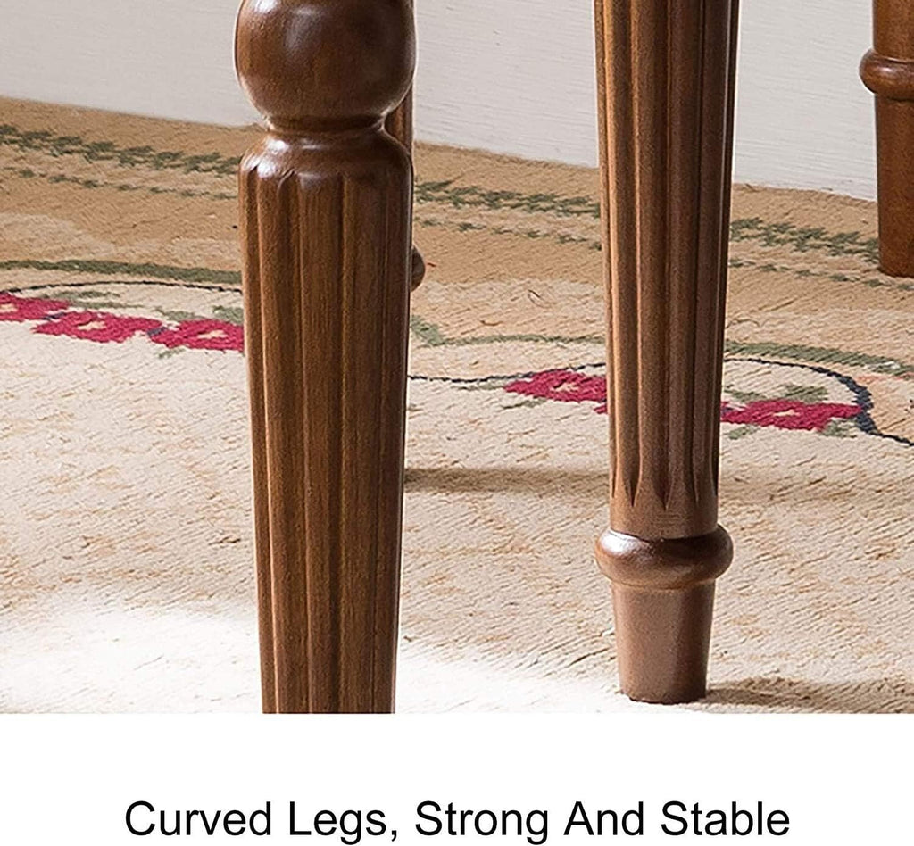 Vanity Stool Chair Dressing Chair Makeup Dressing Dressing Table Stool,Vanity Dressing Table Chair,Ergonomics Bedroom Makeup Table Stool for Bedroom Furniture Wooden Legs Low Back
