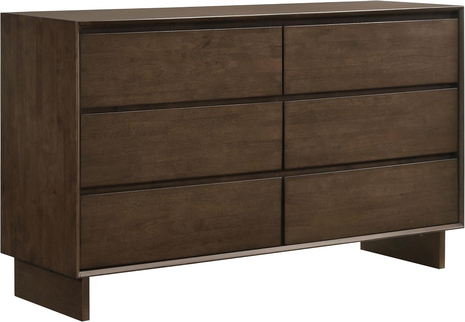 Coaster Home Furnishings Glenwood Transitional 5-Piece Bedroom Set Eastern King Size Panel Bed Frame 48-inch Headboard Warm Brown 225011KE-S5