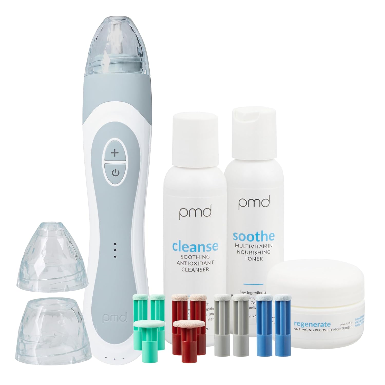PMD Beauty Personal Microderm Elite Pro - At-Home Use, Facial Exfoliator Tool, Microdermabrasion Machine Kit for Face and Body Skincare