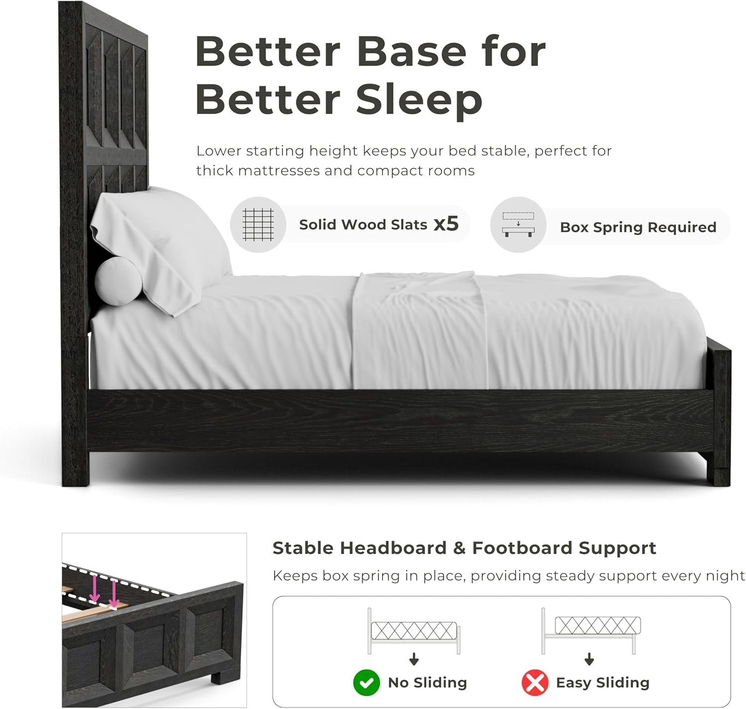 Furniture of America Dannen Modern Classic Solid Wood 4-Piece Bedroom Set, Panel Bedframe, Writing Desk and Wooden Nightstands with USB Ports, Box Spring Needed, Queen, Tawny Brown