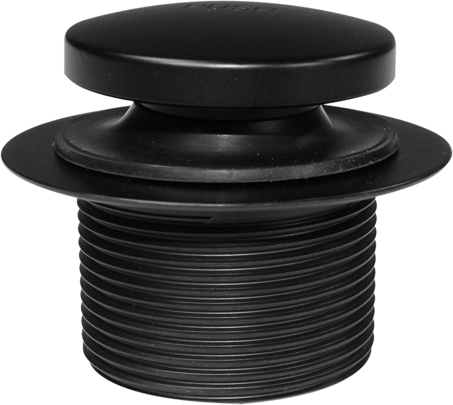 Westbrass Tip Toe Sch. 40 ABS Plumber's Pack with Two-Hole Elbow, Matte Black, D534-62