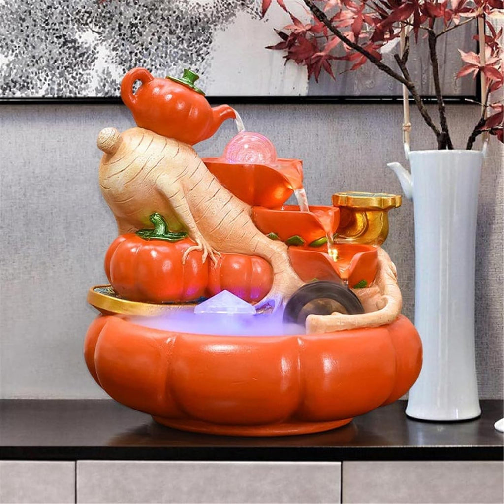 Tabletop Fountain Tabletop Fountain Indoor Waterfall Relaxation Fountain Ornament Crafts for Office Home