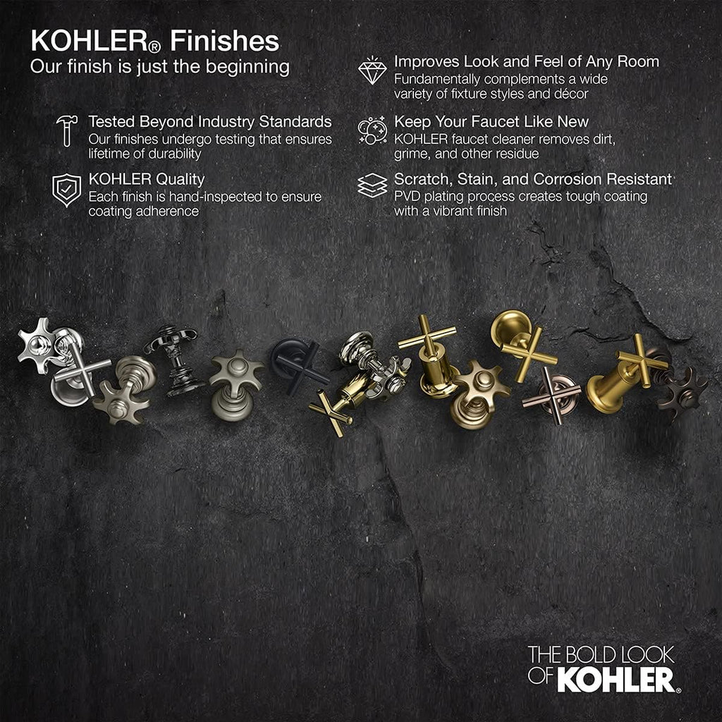 Kohler K-7272-PB Archer Clearflo 1.5' Bath Drain with Slotted Overflow Cover,Vib