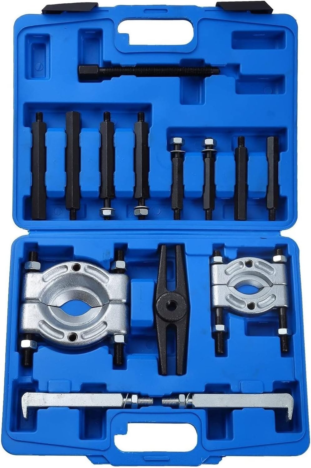 14PCS Bearing Separator Puller Set 2' and 3' Splitters Remove Bearings Kit,Heavy Duty Automotive Car Repair Tools Equipment