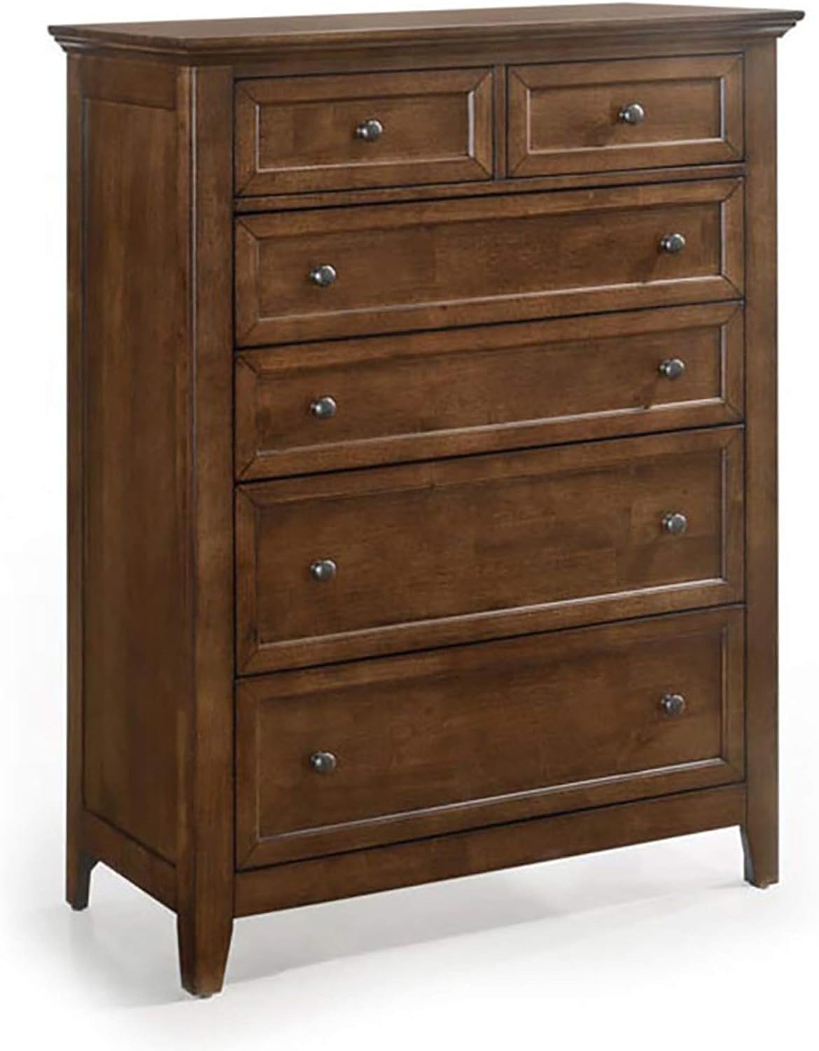 Intercon San Mateo King Size 5 Piece Panel Bedroom Set Tuscan Finish