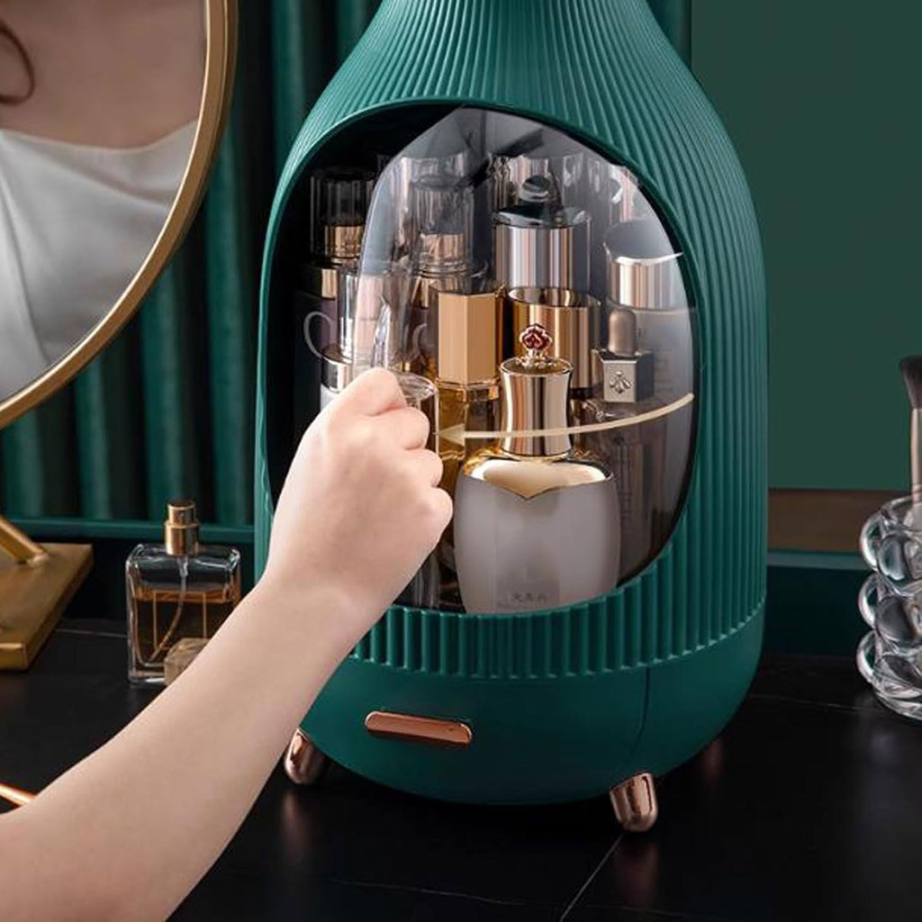 Makeup Box Makeup Organizer,Bathroom Counter Organizer, Modern Jewelry and Cosmetic Display Cases ,Make Up Organizer Stands for Bathroom, Dresser, Vanity Accessories and Countertop Cosmetics and Perfu