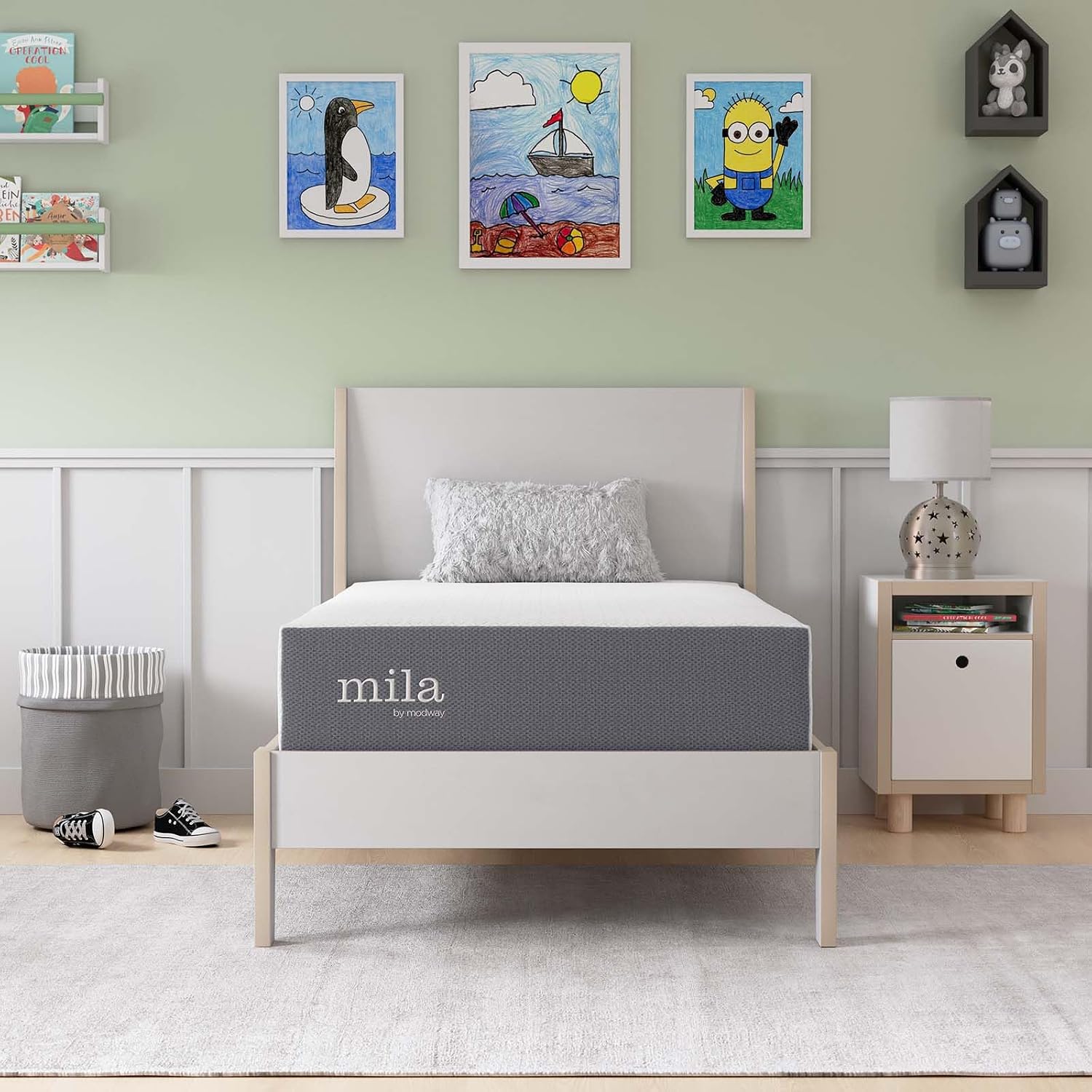 Modway Mila Firm 10' Fiberglass Free Memory Foam Twin Mattress