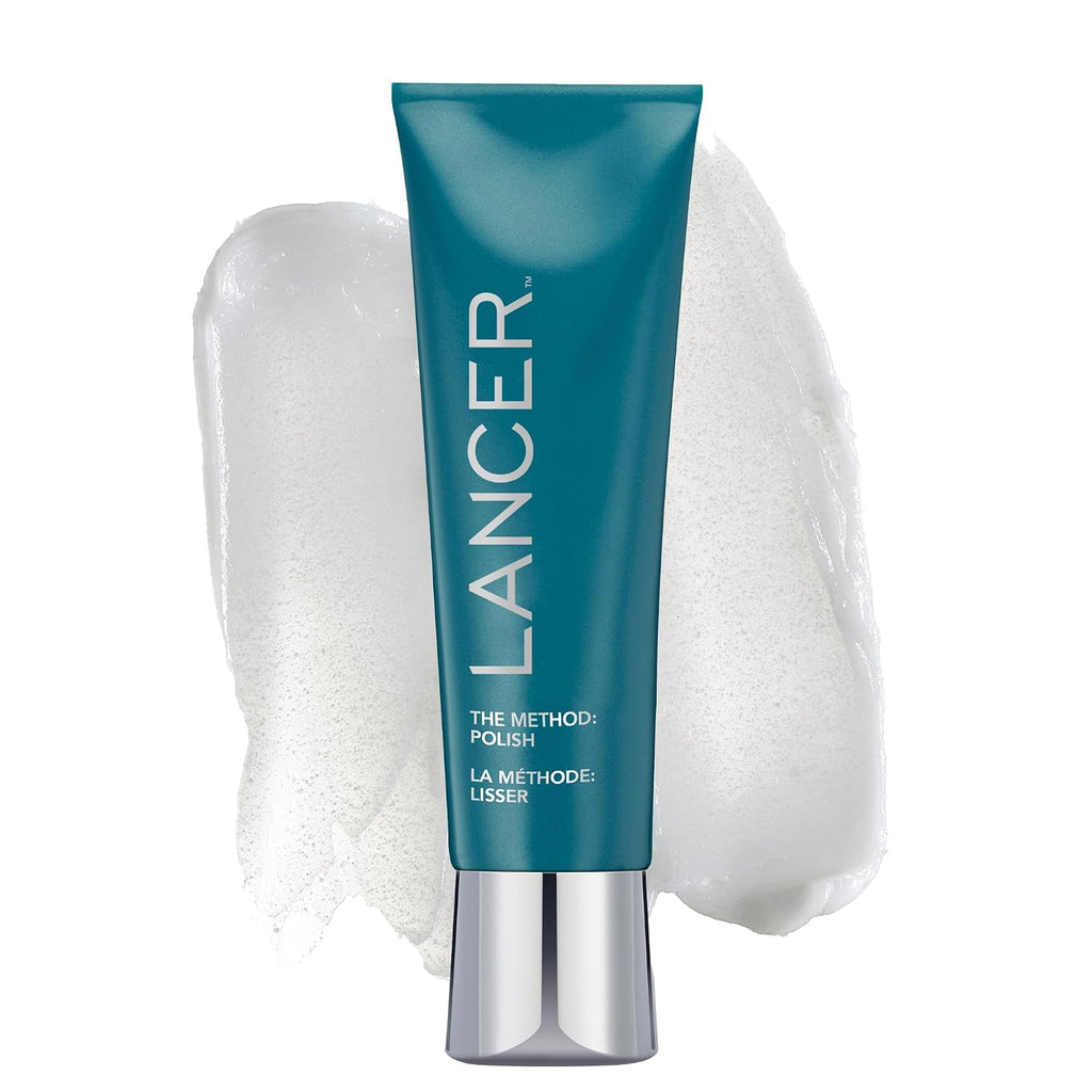 Lancer Skincare | The Method: Polish Facial Exfoliator | Face Scrub with Natural Minerals | Exfoliating Face Scrub for Normal Combination Skin | Daily Skin Polish | Dermatologist Developed | 8fl oz