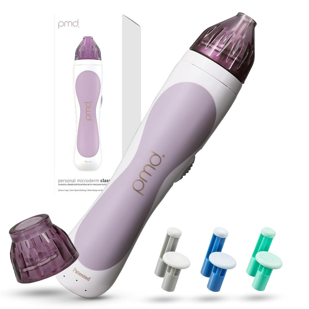 PMD Beauty Personal Microderm Classic - At-Home Use, Facial Exfoliator Tool, Microdermabrasion Machine Kit for Face and Body Skincare