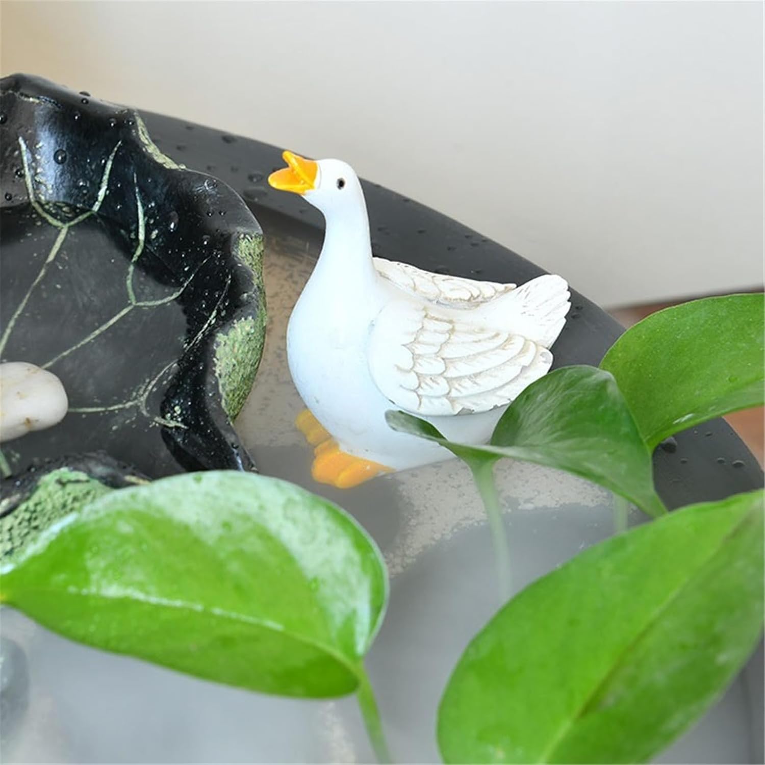 Tabletop Fountain Chinese Fish Tank Water Ornaments Desktop Feng Shui Wheel Decorative Fountain Landscaping Tabletop Water Fountain