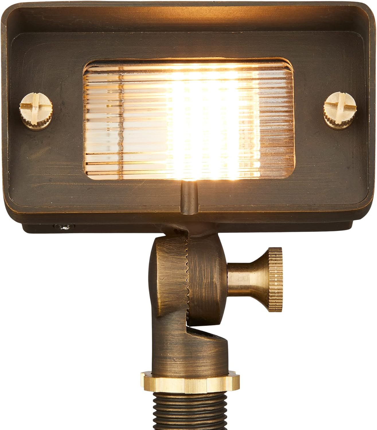 VOLT 10-Pack 12V Gentle Splash Cast Brass Flood Lights (Bronze) & 3W 2700K Warm White G4 LED Bulbs for Low Voltage Landscape Lighting of Outdoor Wall, Garden or Yard