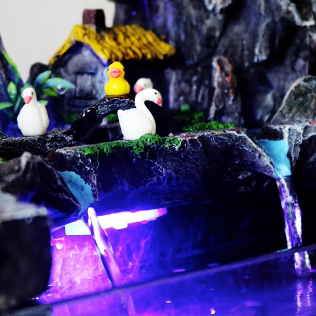Tabletop Fountains Fish Tank Small Circulating Water Fountain Filter Living Room Tabletop Rockery Style Home Decoration Decorations Desktop Water Fountain (Size : Small)
