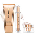 JLO BEAUTY Skin Care Set, 3-Step Daily Routine with Gel Cream Cleanser, Facial Serum & Face Moisturizer, Hydrating & Firming Skincare Set for Smoother, Glowing Skin, 3 Piece Kit