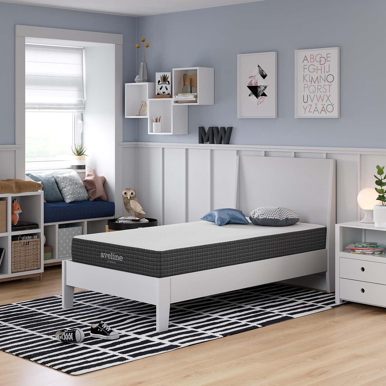 Modway Aveline 8' Gel Infused Memory Mattress with CertiPUR-US Certified Foam Twin Mattress