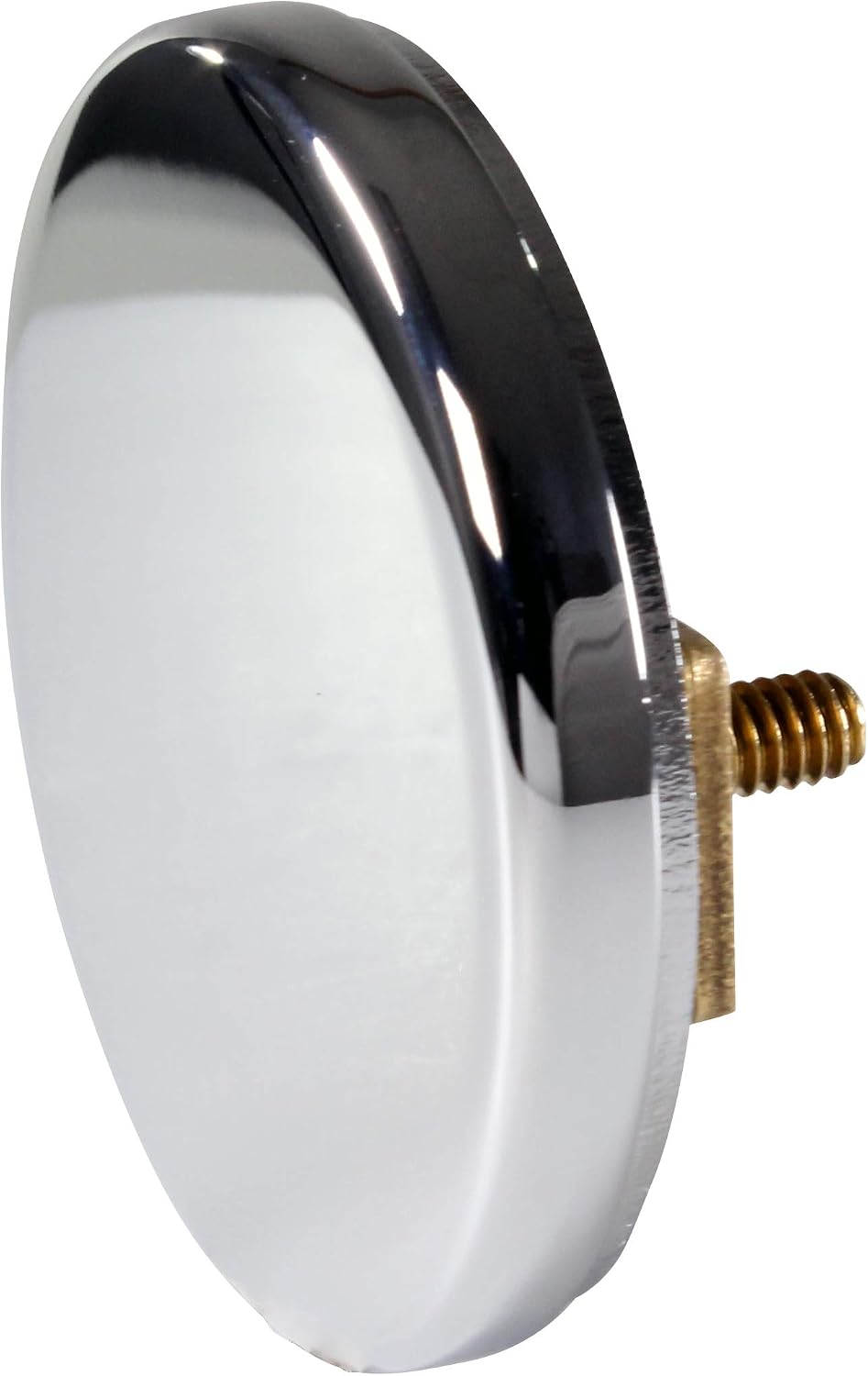 Westbrass D980LTBAA-26 Integrated Overflow Drain Trim Kit with Illusionary No-Hole Overflow and PVC Adapter, Brass, Polished Nickel