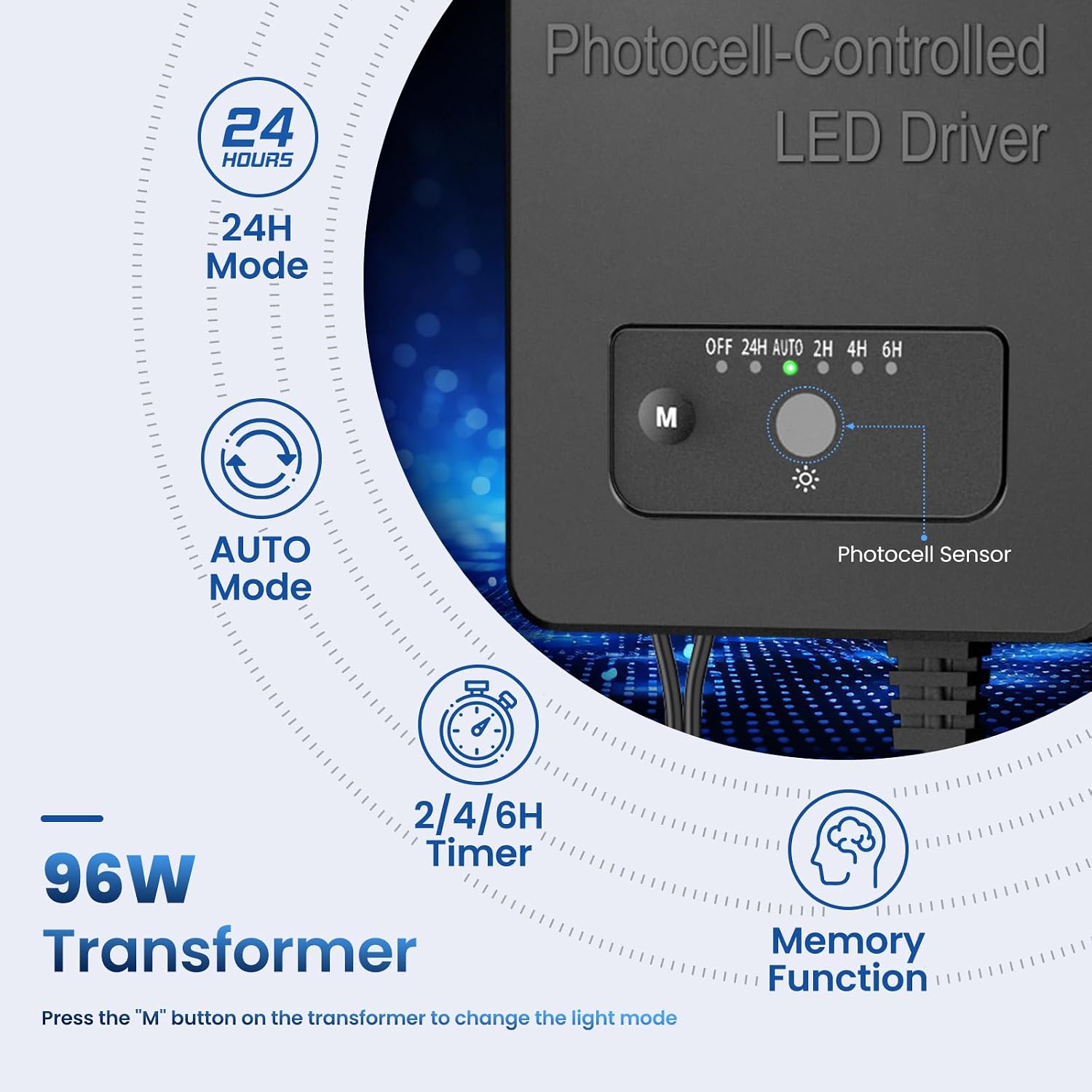 All-in-One Low Voltage Landscape Lighting Kit, 12-Pack Pathway Lights with Transformer Dusk to Dawn Outdoor Lighting 5CCT, IP66 Waterproof Landscape Lights with Connectors for Patio