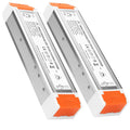 LED Dimmable Driver 120W 12V Quiet Operation Universal Regulated 12V DC Dimmable Power Supply Low Voltage Transformer for Constant LED Strip Lights 2 Pack
