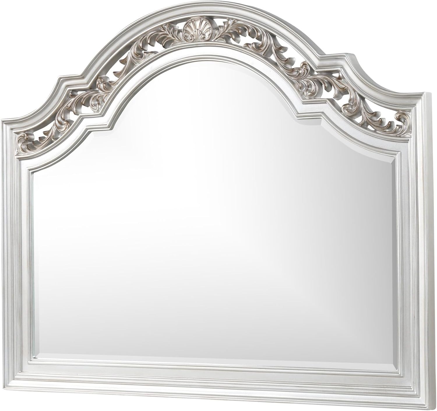 First of a Kind Valentina Silver Queen 5 Piece Bedroom Set