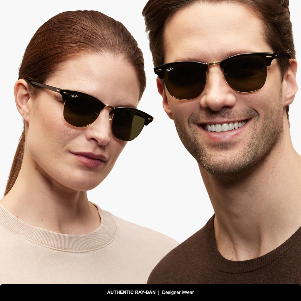 Ray-Ban RB3016 Clubmaster Classic Square Sunglasses for Men for Women