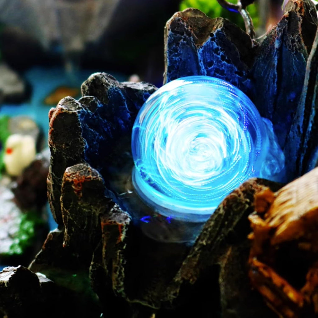 Indoor Fountain/Water Fountain Fish Tank Small Circulating Water Fountain Filter Living Room Tabletop Rockery Style Home Decoration Decorations Tabletop Water Fountains,One Color,L
