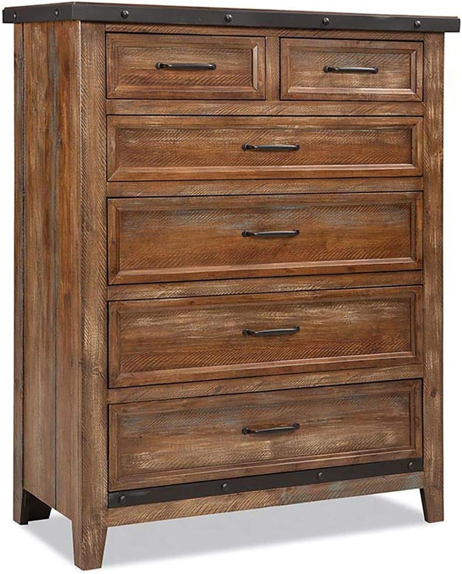 Intercon Taos King Size 5 Piece Panel Bedroom Set