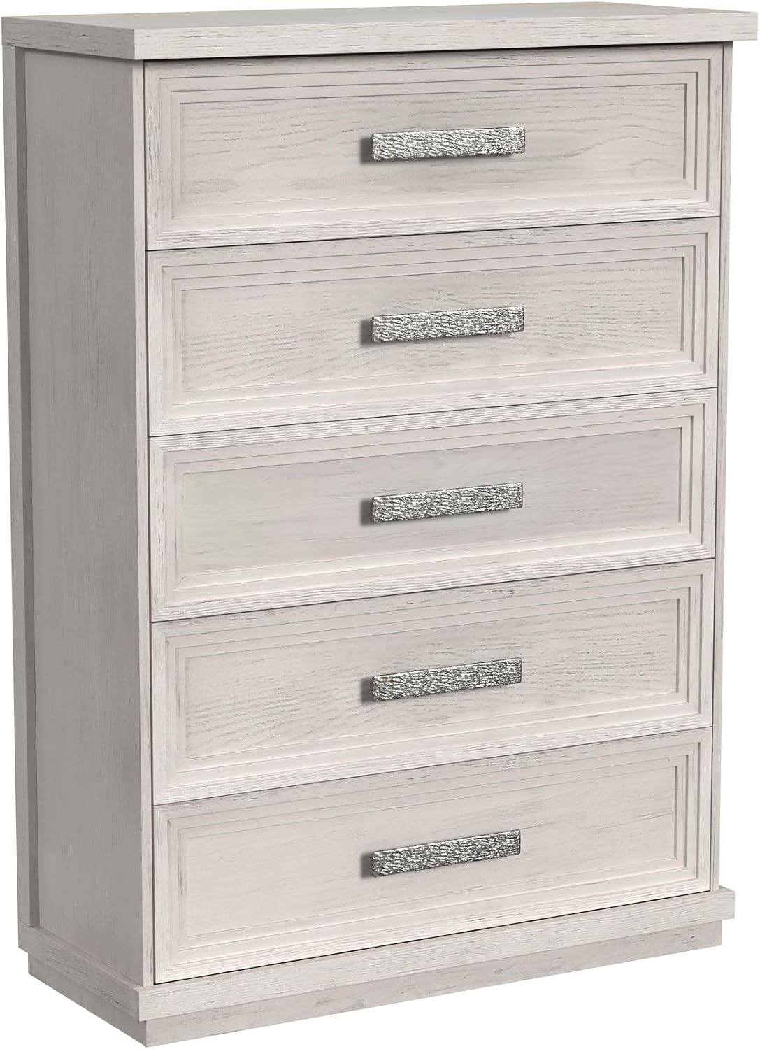 Picket House Furnishings Rhiannon King Storage 5PC Bedroom Set in Antique White
