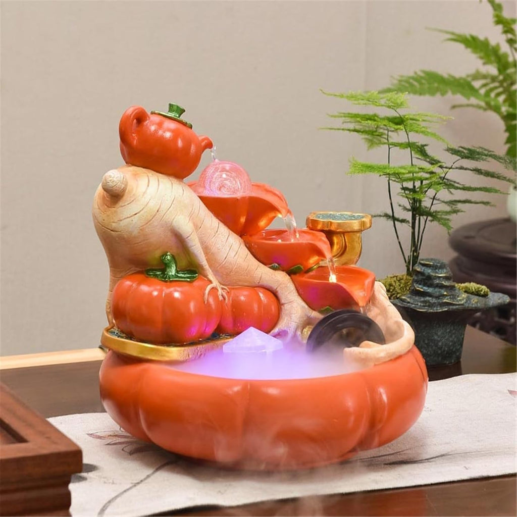 Tabletop Fountain Tabletop Fountain Indoor Waterfall Relaxation Fountain Ornament Crafts for Office Home