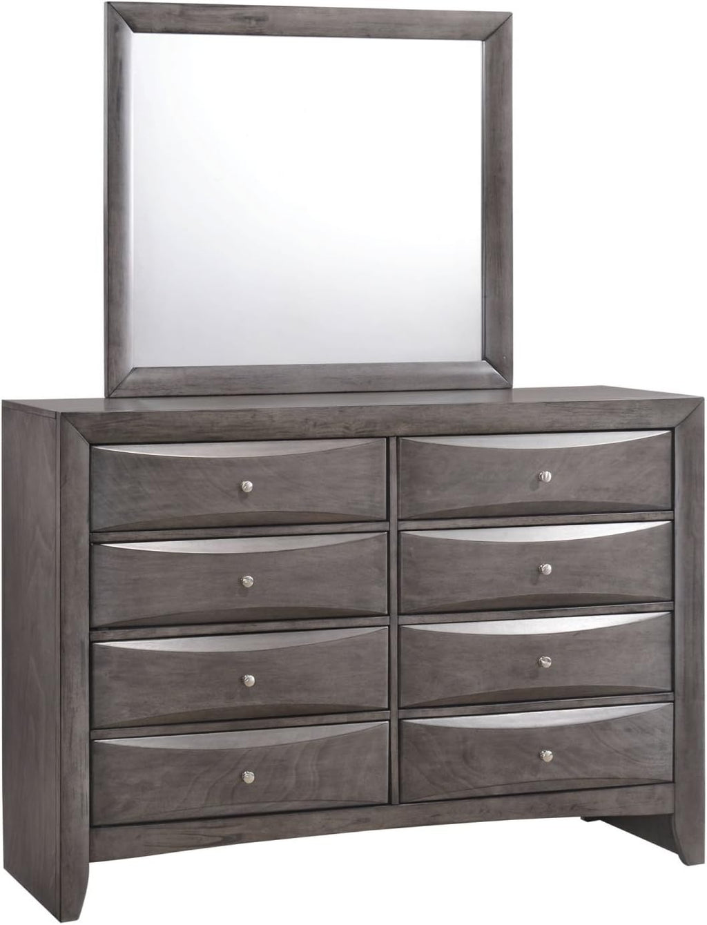 Picket House Furnishings Madison King Storage 5 Piece Bedroom Set in Gray