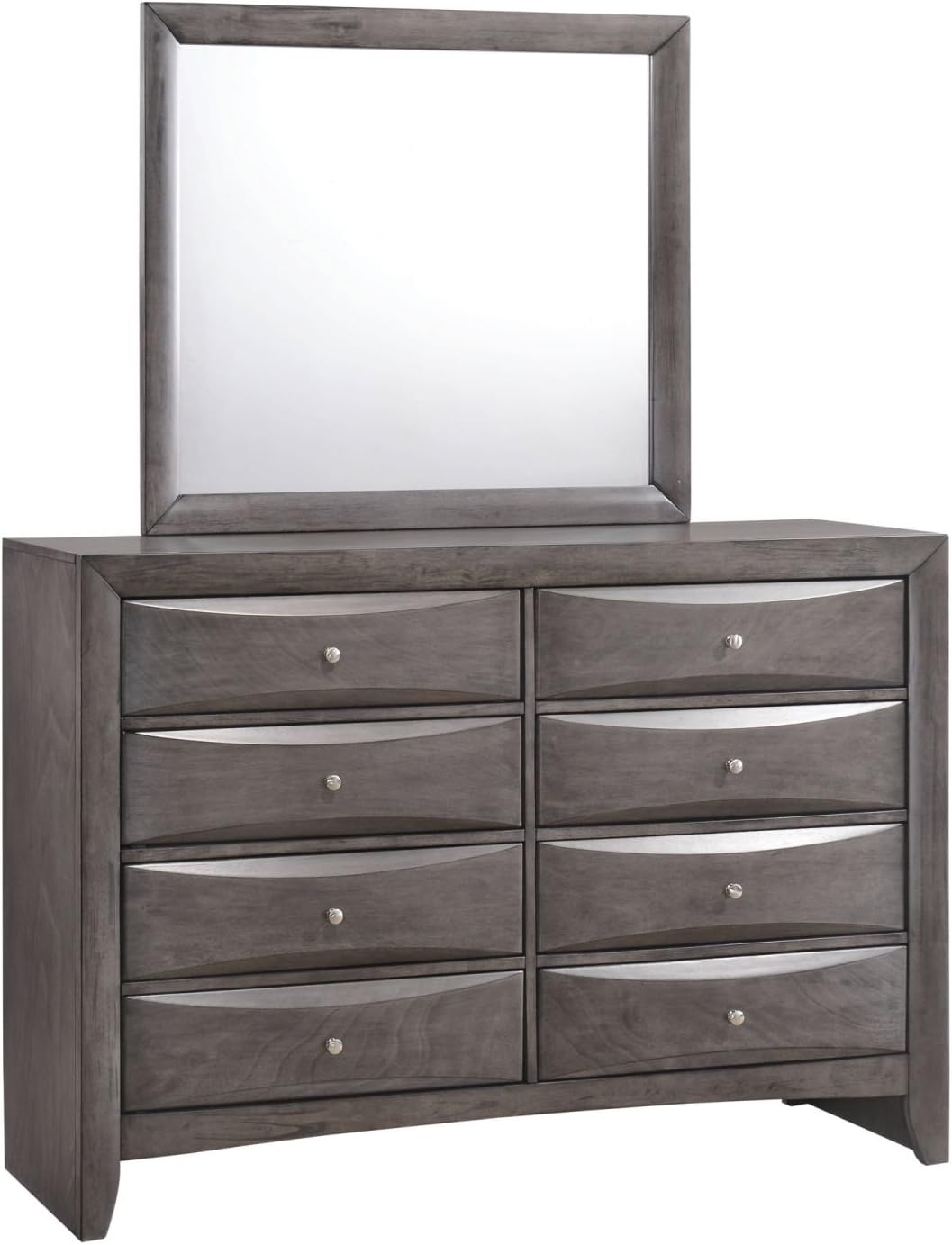 Picket House Furnishings Madison King Storage 5 Piece Bedroom Set in Gray