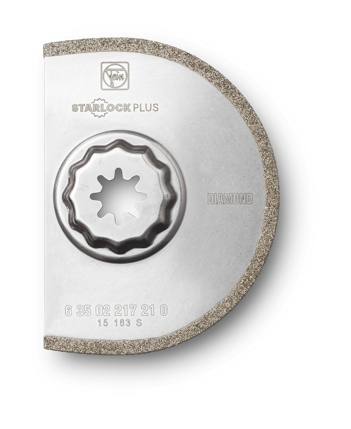 Fein Starlock Plus Diamond Segmented Saw Blade for MultiMaster Tools - Precise Marble, Epoxy Resin and Pozzolan Grout Removal, Extra Thin Version, 3-17/32' Diameter, 3/64' Kerf, 5-Pack - 63502217230