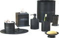 nu steel Bogart metal Bath Accessory Set for Vanity Countertop,8 piece Luxury ensemble