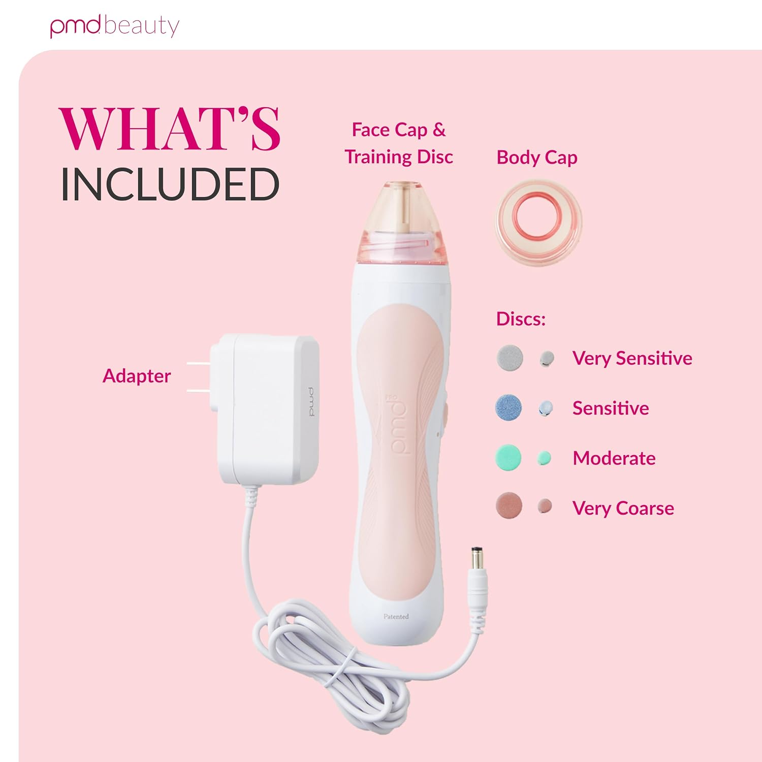 PMD Beauty Personal Microderm Pro - At-Home Use, Facial Exfoliator Tool, Microdermabrasion Machine Kit for Face and Body Skincare