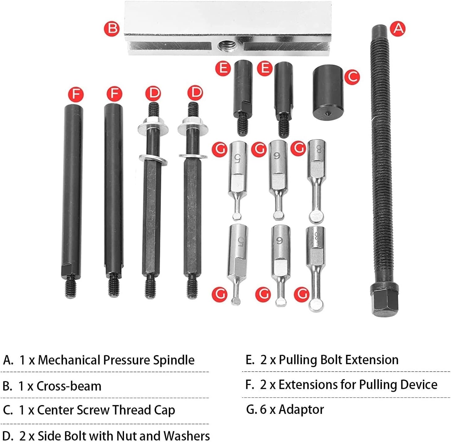 15-Piece Bearing Puller Kit Ball Bearing Extractor Bearing Removal Tool Set Automotive Tool & Equipment,Auto Repair Tools