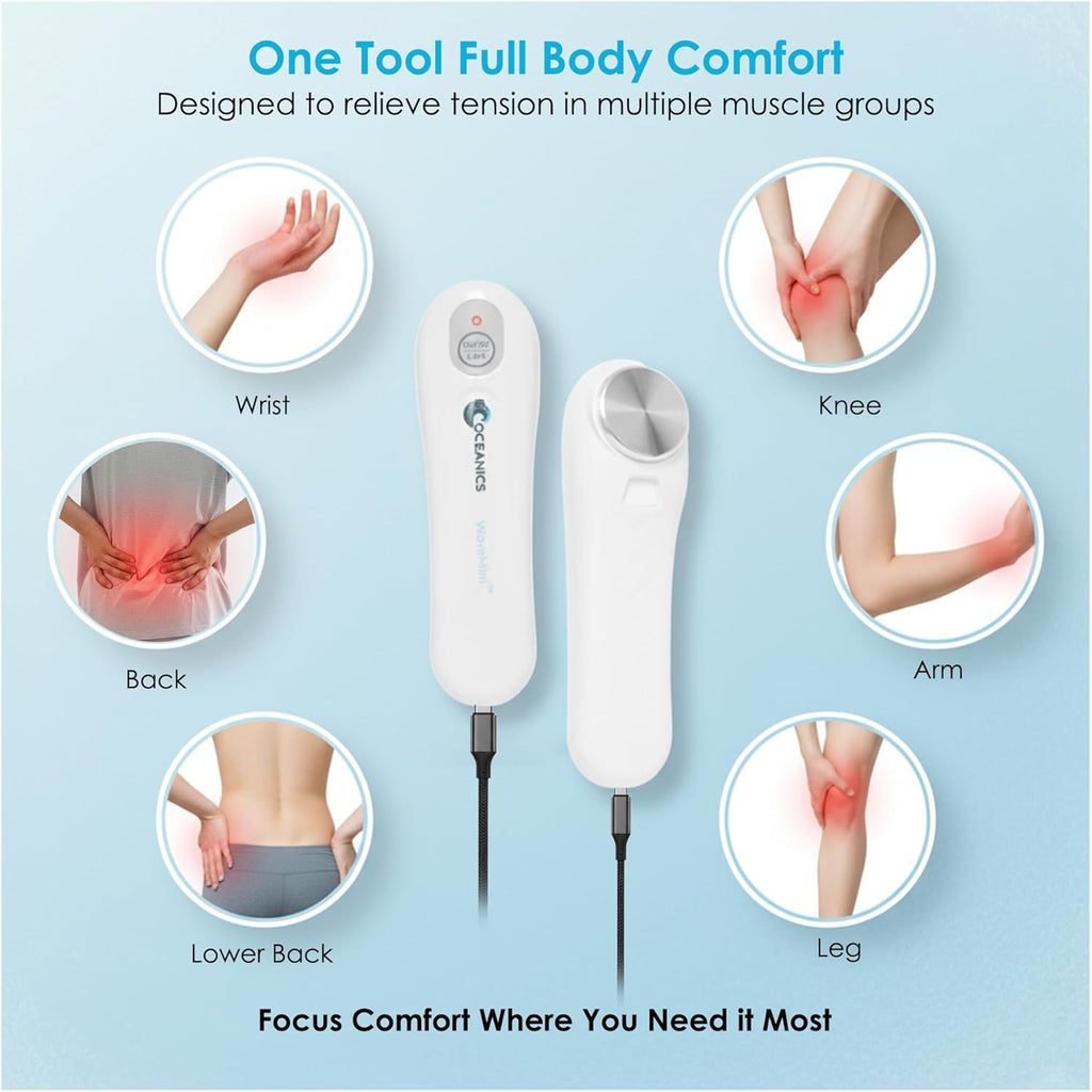 Portable Drug-Free Muscle Recovery Massager, Compact Home Muscle Relaxer - Stress Release Body Massager - for Everyday Wellness Sessions