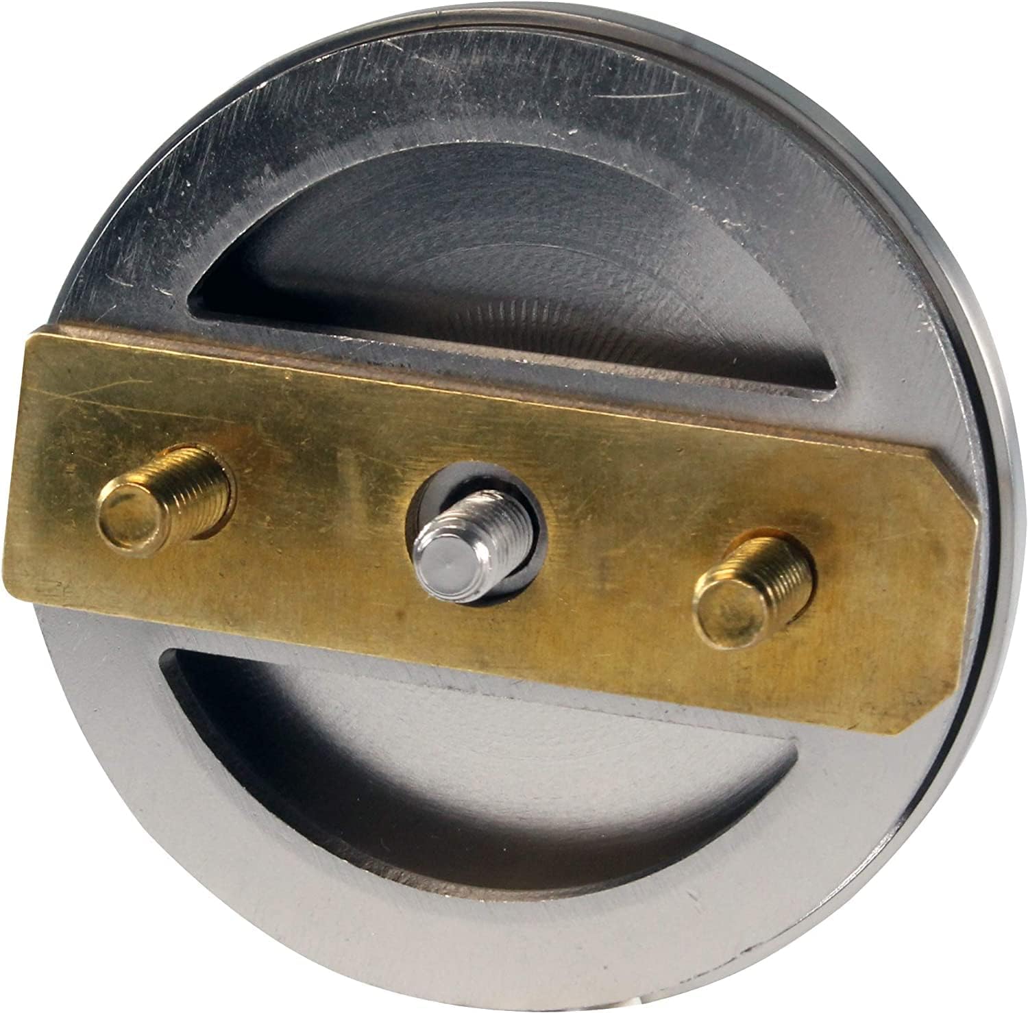 Westbrass 22-1/2' Twist & Close Bath Waste & Overflow with No-Hole Faceplate, Satin Nickel, D3221HK-07